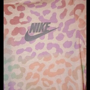 Nike Multicolor Leopard (Cheetah) Print Bodysuit Size 12 Months